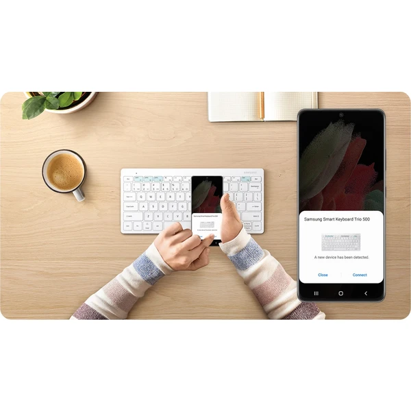 Samsung Trio 500 Smart Keyboard bílá - Klávesnice - Obrázek F5CX000501