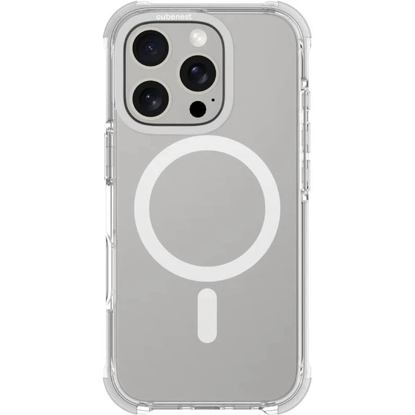 Cubenest MagPro Strong Guard kryt iPhone 16 Pro přírodní titan - Pouzdra - Obrázek F5DF000L01