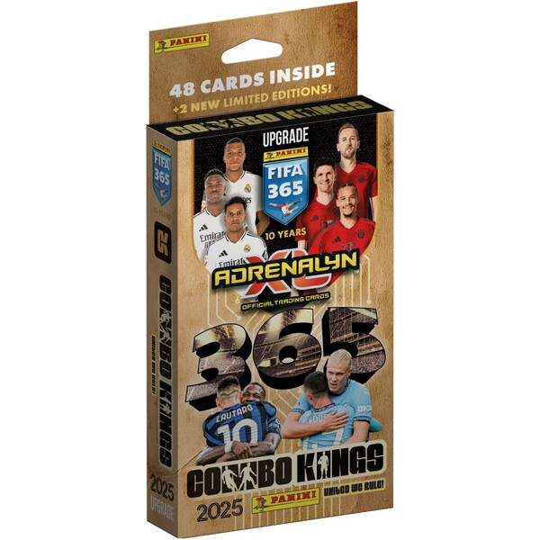 PANINI fotbalové karty FIFA 365 ADRENALYN 2024/2025 Combo Kings