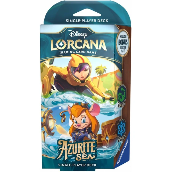 Disney Lorcana: Azurite Sea - Starter Deck Emerald & Sapphire  - Disney Lorcana TCG - Obrázek F5O9000P01