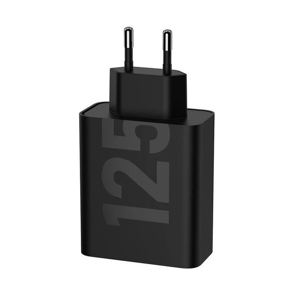 Motorola TurboPower nabíječka 125W 2x USB-C s USB-C/USB-C kabelem černá - Nabíječky - Obrázek F5UD000P01