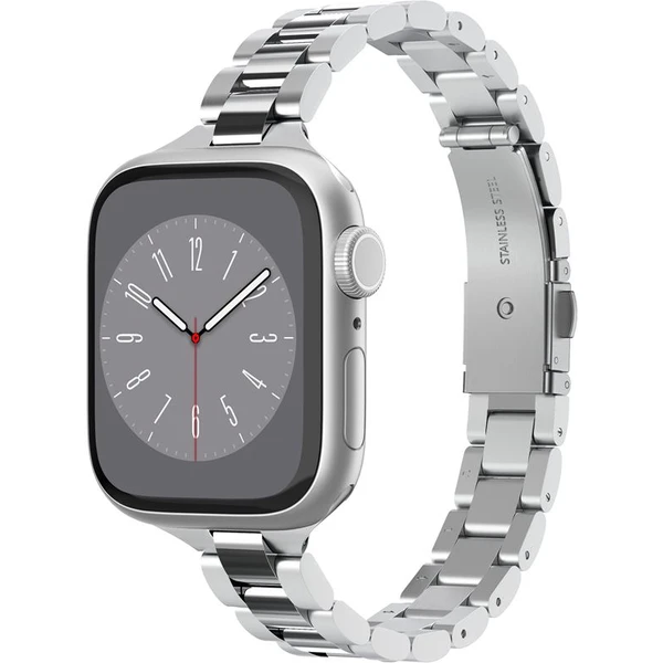 Spigen Modern Fit 316L řemínek Apple Watch 42/41/40/38mm stříbrný - Řemínky - Obrázek F6D5000L01