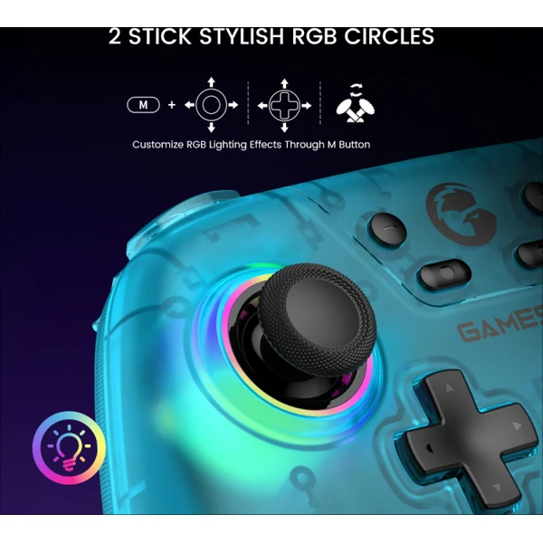 GameSir Nova multiplatformní herní ovladač Neon Teal (PC/Switch/mobile) - Herní ovladače - Obrázek F6F4000N01