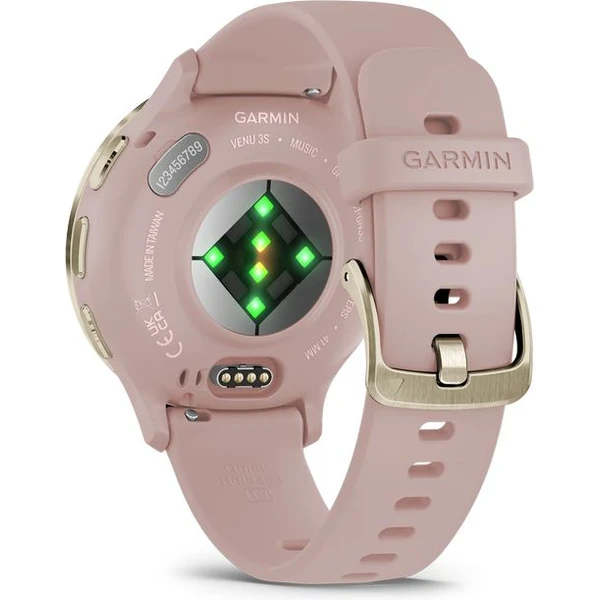 Garmin Venu 3S Cream Gold/Dust Rose Silicone Band - Chytré hodinky - Obrázek F6FA000601