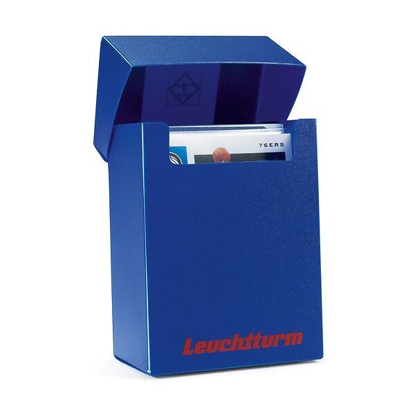 LEUCHTTURM Box pro sběratelské karty/TGC- SPORT Modrá