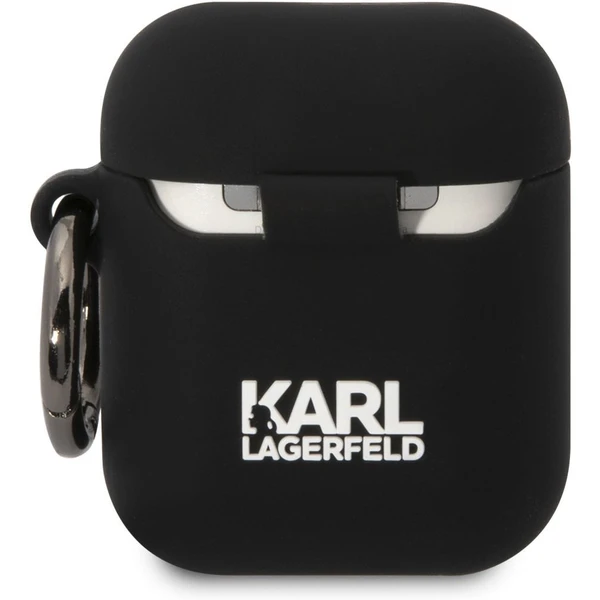 Karl Lagerfeld 3D Logo NFT Karl and Choupette pouzdro AirPods 1/2 černý - Pouzdra - Obrázek F7N6000701