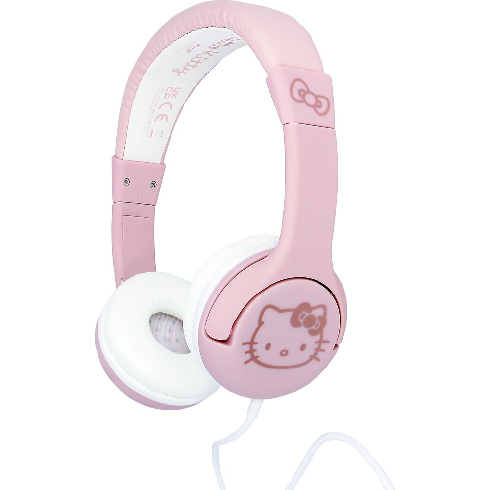 OTL Hello Kitty dětská sluchátka, růžovězlatá