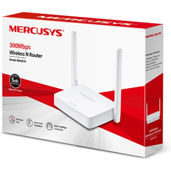 Mercusys MW301R Wi-Fi 4 router bílý - Routery - Obrázek F7R7300401