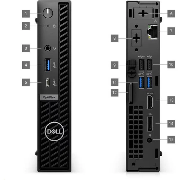 DELL OptiPlex 7020 Micro MFF (XJJ9F) - Stolní počítače - Obrázek F816000N01