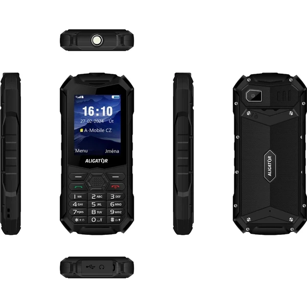 ALIGATOR R35 eXtremo černý - Mobilní telefony - Obrázek F845000O01
