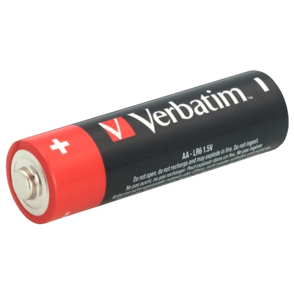 Verbatim alkalické baterie AA LR6 4x - Baterie - Obrázek F8B0100301