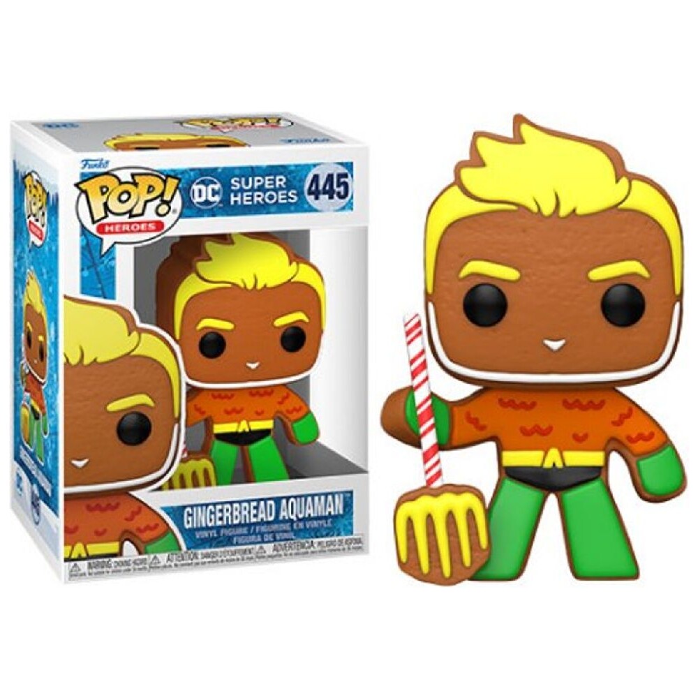 Funko POP! #445 Heroes: DC Holiday- Aquaman(Gingerbread)