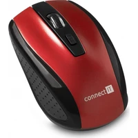 CONNECT IT Bezdrátová optická myš červená - Myši