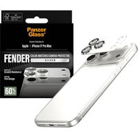 PanzerGlass® FENDER hliníková ochrana fotoaparátu Apple iPhone 17 Pro Max stříbrná - Ochranné folie a skla