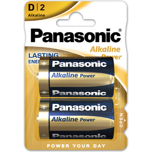Baterie Panasonic Alkaline Power D, 2 ks