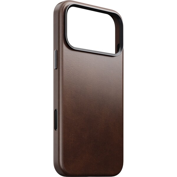 Nomad Traditional Leather Case (Horween) MagSafe kožený kryt iPhone 17 Pro Max Rustic Brown
