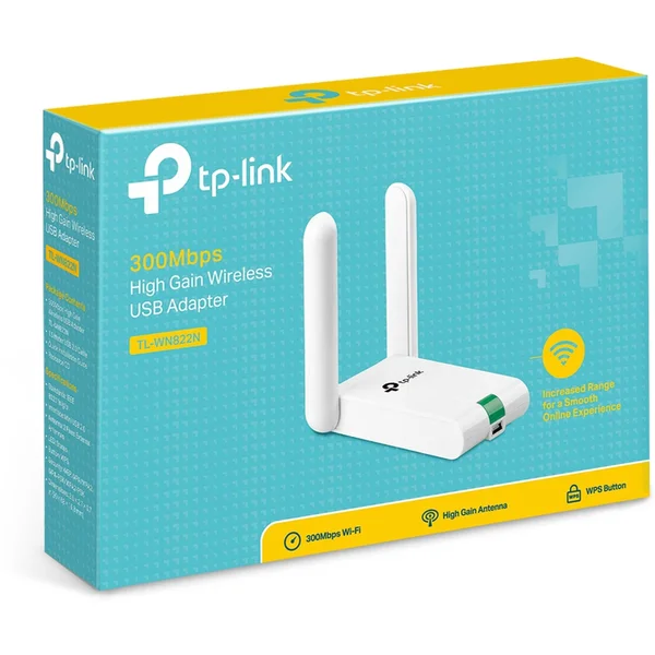 TP-Link TL-WN822N WiFi USB adaptér - Síťové adaptéry - Obrázek F9QFF00101