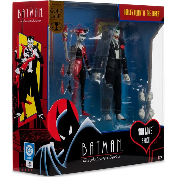 Akční figurky McFarlane Toys Batman: The Animated Series - Harley Quinn and Joker (Gold Label) 15 cm - Figurky - Obrázek F9YM000K01