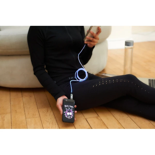 Lazerbuilt svítící powerbanka Rick and Morty 10000 mAh - Powerbanky - Obrázek FA7H000K01