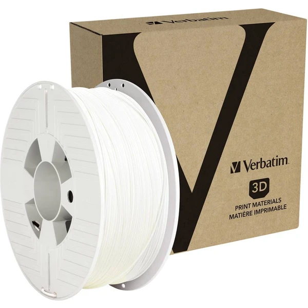VERBATIM filament do 3D tiskárny PET-G 1.75mm, 327m, 1kg bílý - Filamenty pro 3D tiskárny - Obrázek FAG3000L01