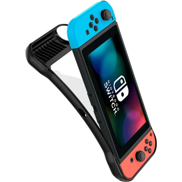 Spigen Rugged Armor ochranný kryt pro Nintendo Switch černý - Pouzdra - Obrázek FAK4G00101