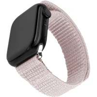 FIXED Nylon Sporty Strap řemínek Apple Watch 42/44/45mm, růžově zlatý - Řemínky