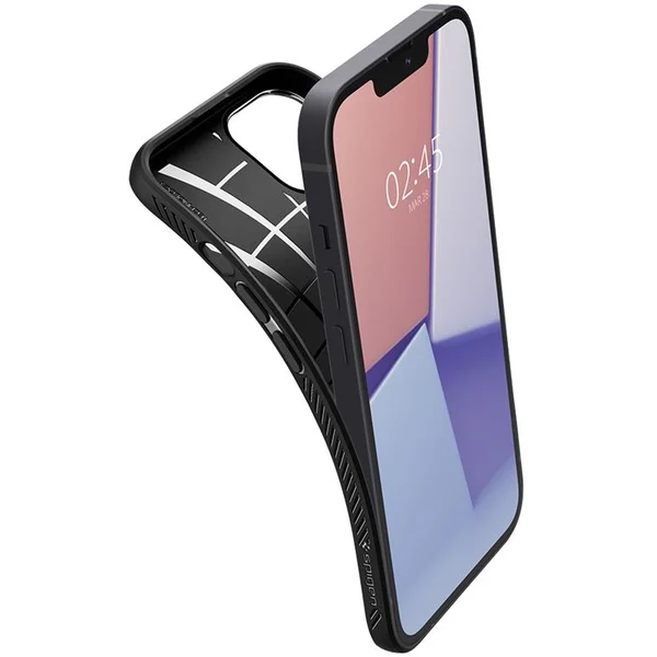 Spigen Liquid Air kryt iPhone 13 černý - Pouzdra - Obrázek FB3Z000501