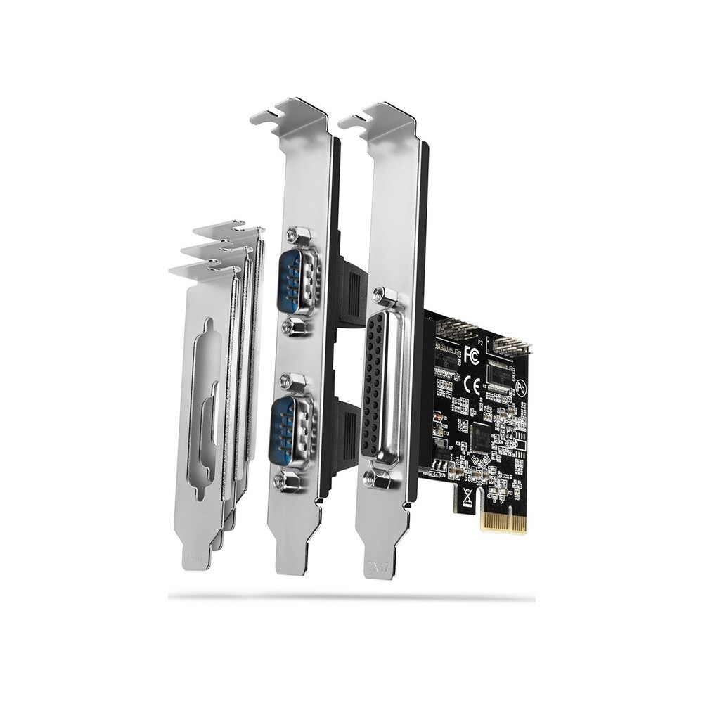 AXAGON PCEAPSN PCIe řadič 1x paralelní (LPT) + 2x sériový port (RS232) 250 kbps vč. LP