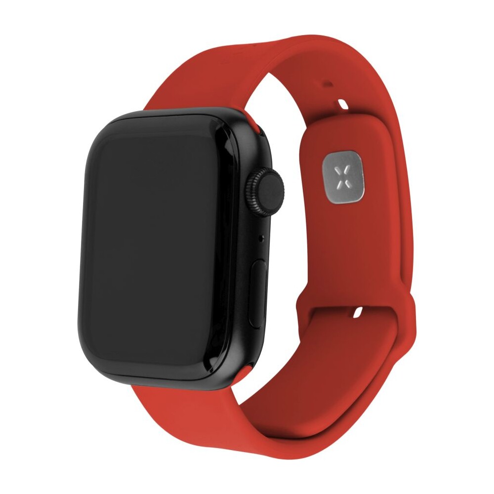 FIXED set silikonových řemínků Apple Watch 38/40/41mm červený
