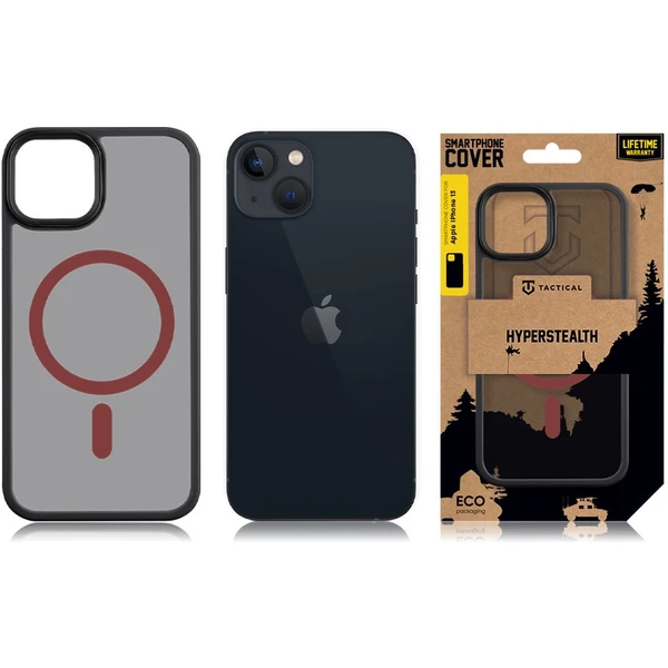 Tactical MagForce Hyperstealth 2.0 kryt iPhone 13 Black/Red - Pouzdra - Obrázek FC55000P01