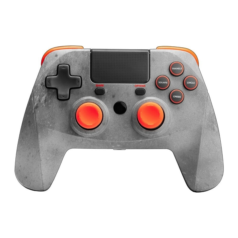 SNAKEBYTE GAME:PAD 4 S WIRELESS ROCK™ (PS4) šedo oranžový