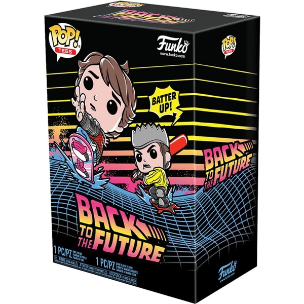 Funko POP! & Tee: Back to the Future - Marty w/Hoverboard M - Dárkové sety - Obrázek FCC8000N01