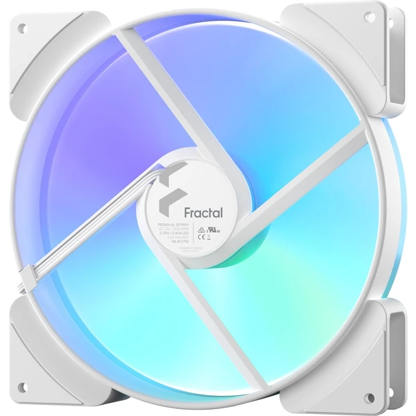 Fractal Design Prisma AL-18 ARGB PWM bílý - Ventilátory pro PC - Obrázek FCH8G00101
