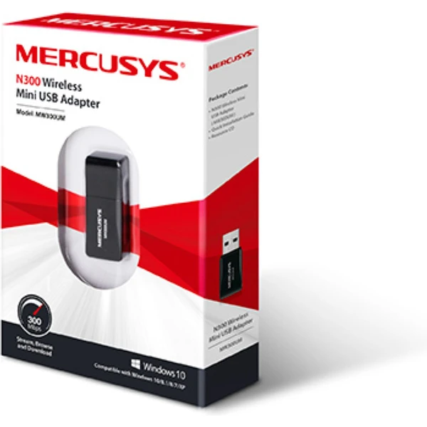 Mercusys MW300UM USB adaptér - Síťové adaptéry - Obrázek FCR7300401