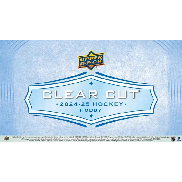 Hokejové karty 2024-25 Upper Deck Clear Cut Hockey Hobby Box - Hokejové karty - Obrázek FDUG000K01