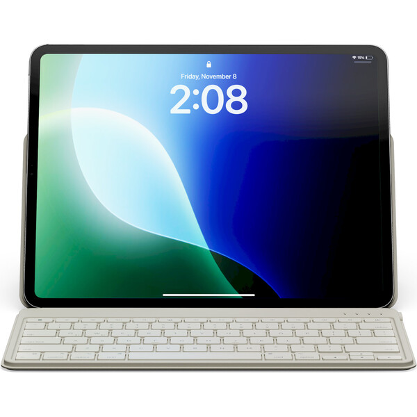 Satechi OntheGo Bluetooth klávesnice se stojánkem US písková Písková