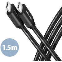AXAGON USB-C/USB-C napájecí kabel 60W 1,5m černý - Kabely a redukce