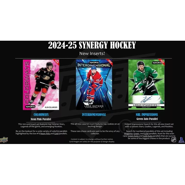 Hokejové karty 2024-25 Upper Deck Synergy Hockey Hobby Box - Hokejové karty - Obrázek FENB000P01
