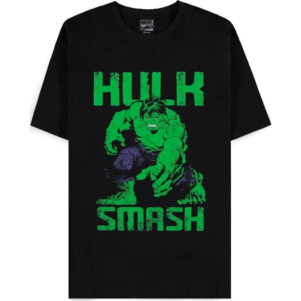 Difuzed Tričko Marvel - Hulk Smash 2XL Černá