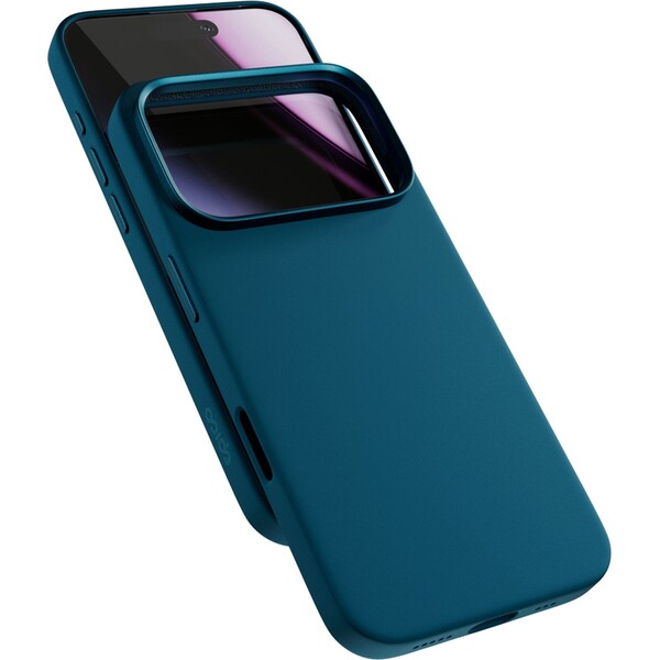 Epico Silicone Pro Mag+ kryt pro iPhone 17 Pro Qi2 & Magsafe kompatibilní petrolejově modrý Petrolejová modrá