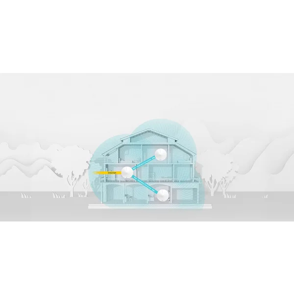 TP-Link Deco M9 Plus Mesh systém 3ks - Mesh systémy - Obrázek FFYN600301