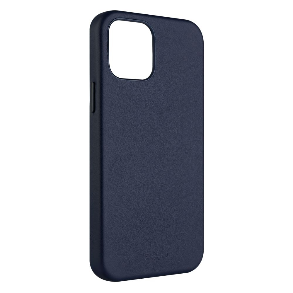 FIXED MagLeather kožený kryt s MagSafe Apple iPhone 12/12 Pro modrý