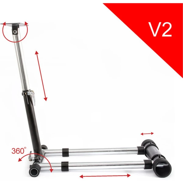 Wheel Stand Pro Thrustmaster F458 Spider T80/T100 T150 F458/F430 Wheels V2 ROSSO black  - Kokpity - Obrázek FH16G00101