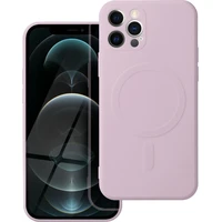 Smarty Mag silikonový kryt s MagSafe iPhone 12 Pro růžový - Pouzdra