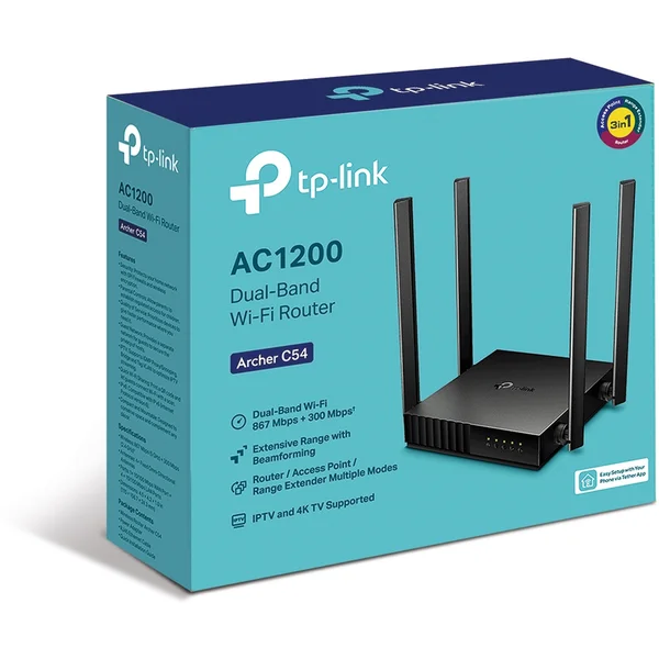 TP-Link Archer C54 Wi-Fi 5 router černý - Routery - Obrázek FIBFF00101