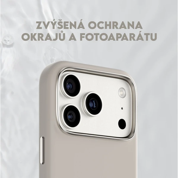 PanzerGlass® CARE Flow kryt s MagSafe Apple iPhone 17 Pro Vanilla - Pouzdra - Obrázek FIDH000K01
