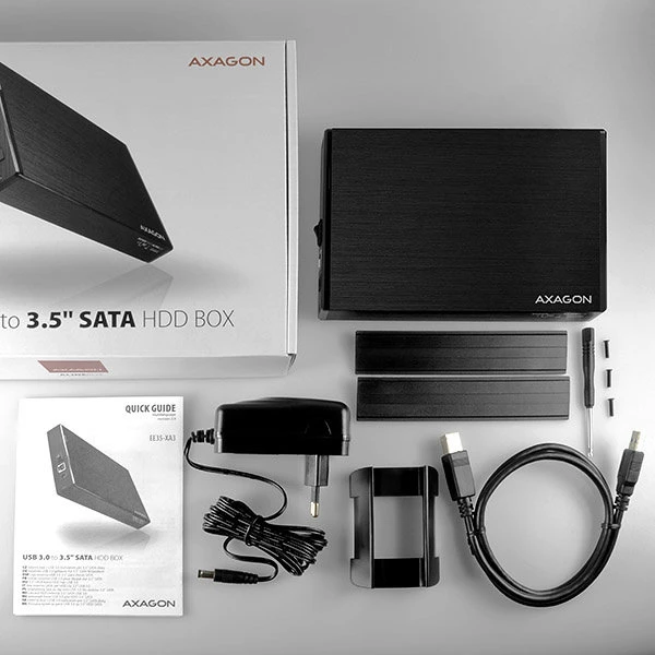 AXAGON EE35XA3 USB3.0 SATA 3.5" externí ALINE box - Externí boxy - Obrázek FIGV000501