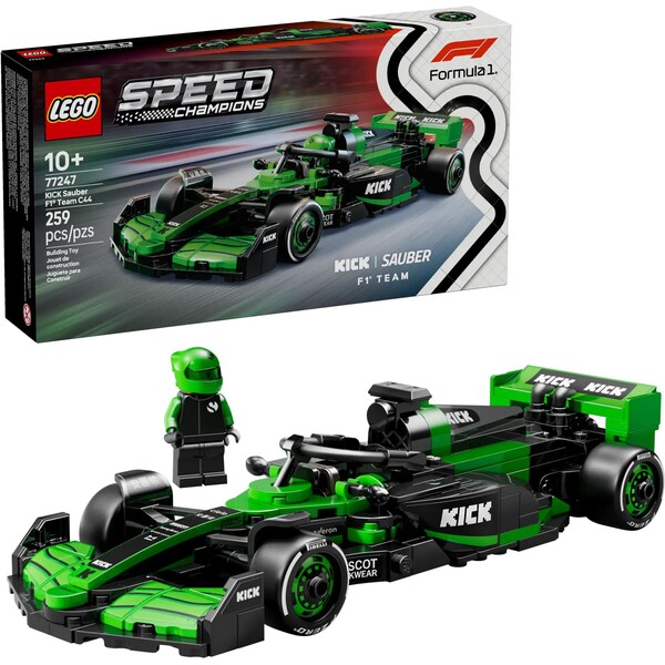 LEGO® Speed Champions 77247 Závodní auto KICK Sauber F1 Team C44