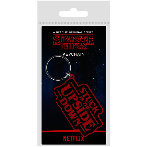 Klíčenka gumová Stranger Things (Stuck in The Upside Down)
