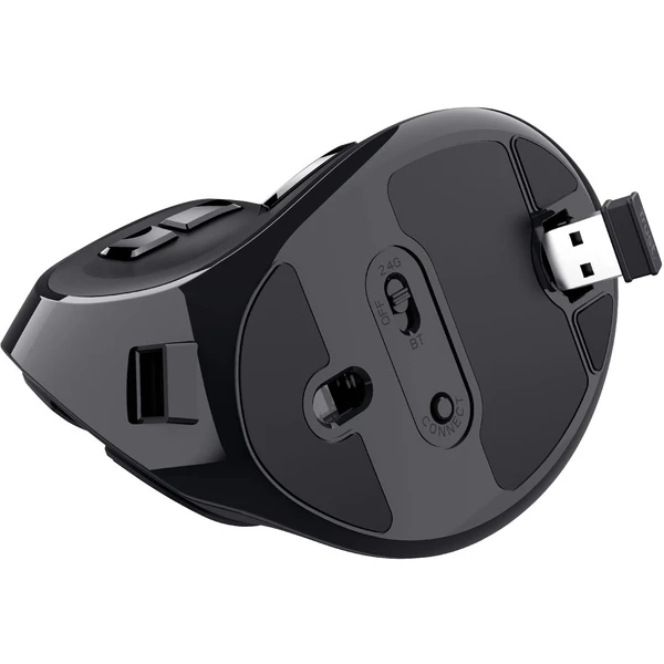 Trust Voxx Rechargeable Ergonomic bezdrátová myš černá - Myši - Obrázek FKG4700301